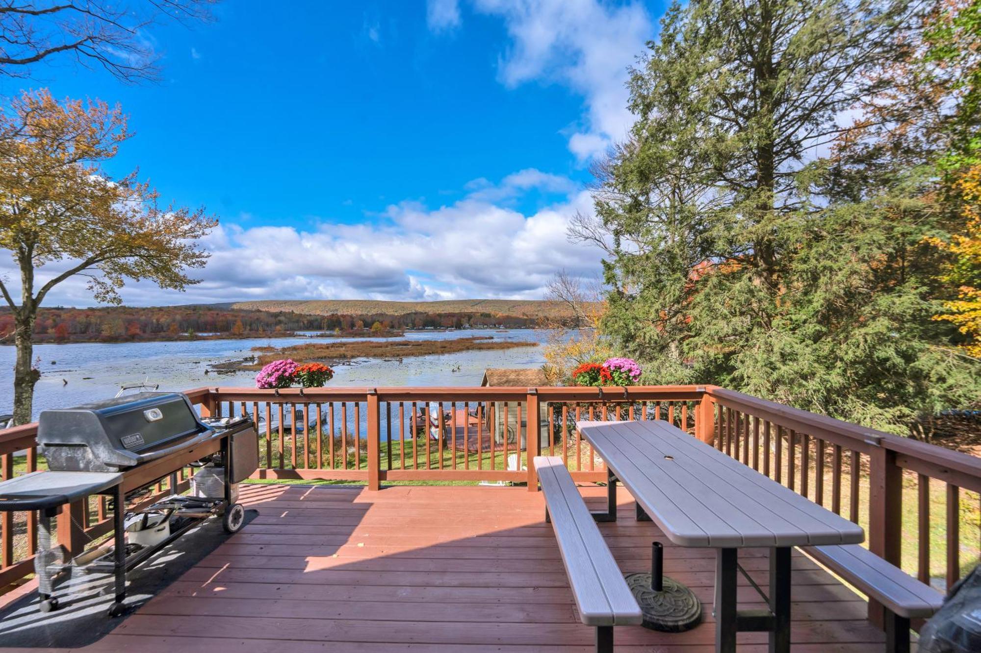 Lakefront A-Frame, Dock, Kayaks, Fireplace, Games Lake Ariel Esterno foto